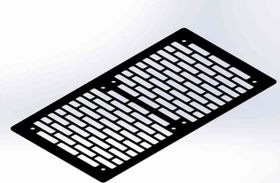 Watercool Lüftergitter Classic 2x 120mm schwarz