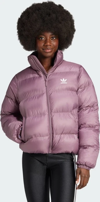 adidas Adicolor Short Puffer Jacke shadow fig (Damen)