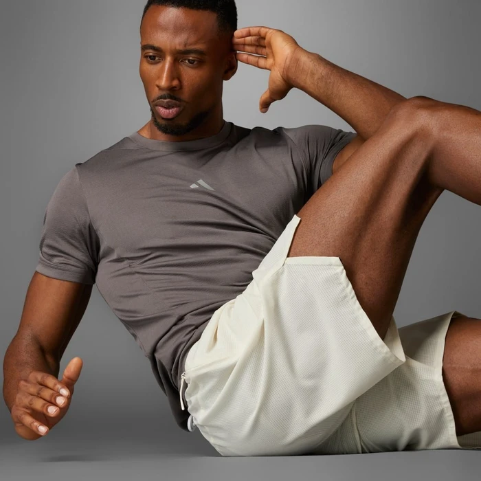 adidas Designed for Training HIIT Workout Heat.RDY Trainingshose kurz chalk white (Herren)