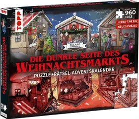 frechverlag Escape Experience Puzzle-Rätsel Adventskalender - Der geheimnisvolle Weihnachtsmarkt