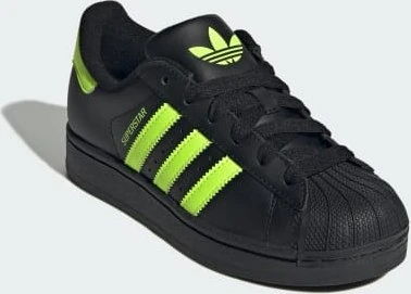 adidas Superstar II Kids core black/signal green (Junior)