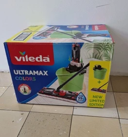 Vileda UltraMat 2in1 Colors Komplett Bodenwischer-Set grün