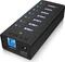 RaidSonic Icy Box IB-AC618 USB-Hub, 7x USB-A 3.0, USB-B 3.0 [Buchse] Vorschaubild
