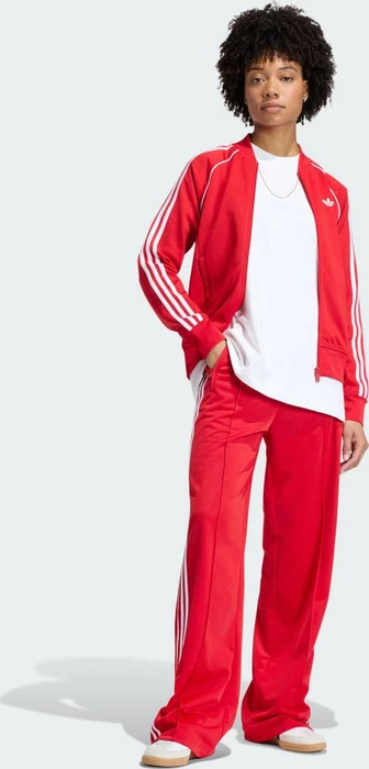 adidas Firebird Trainingshose lang better scarlet/white (Damen)