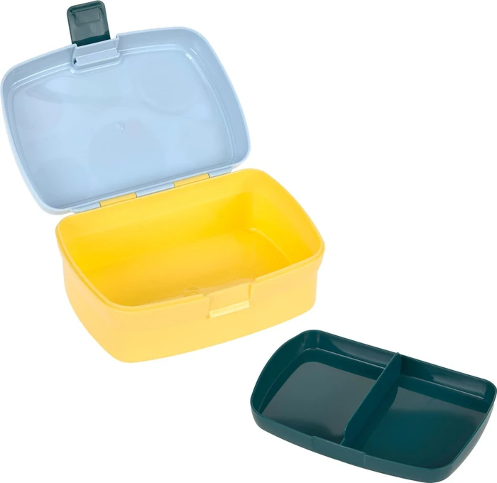 Lässig SmileyWorld Kinder Brotdose blau