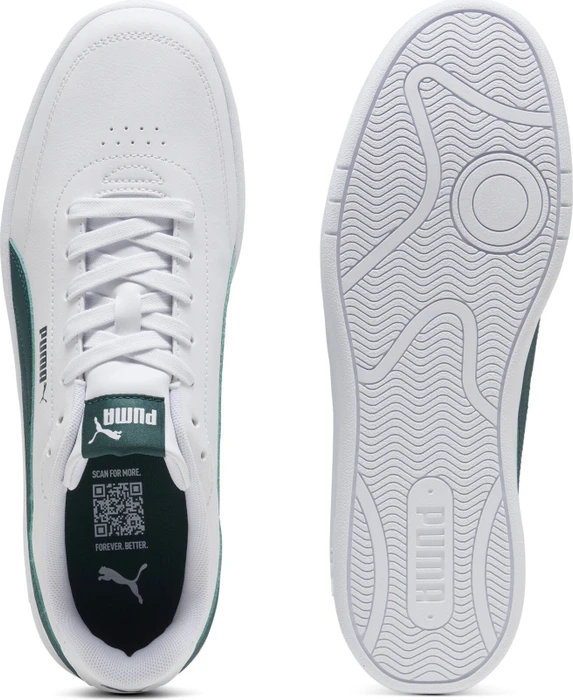 Puma Court Classic Clean puma white/dark green