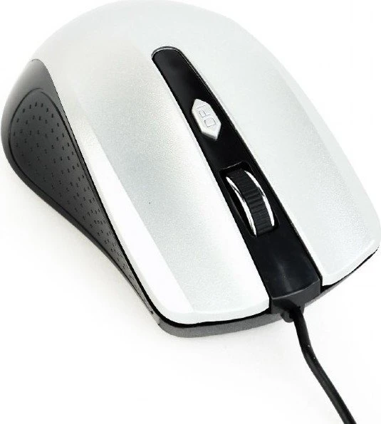 Gembird Optical Mouse 4B-01 schwarz/silber, USB