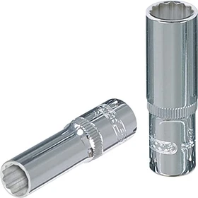 KS Tools CHROMEplus Außenzwölfkant Steckschlüssel 1/4", 12x50mm