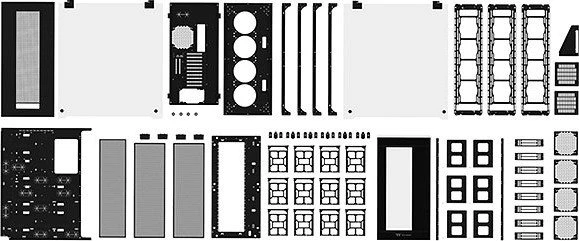 Thermaltake View 91 TG RGB, Glasfenster
