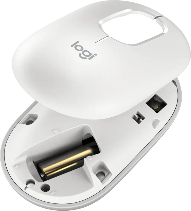 Logitech POP Wireless Mouse, Off-White, Logi Bolt, USB/Bluetooth