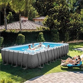 Intex Ultra XTR Frame Pool Set rechteckig 732x366x132cm