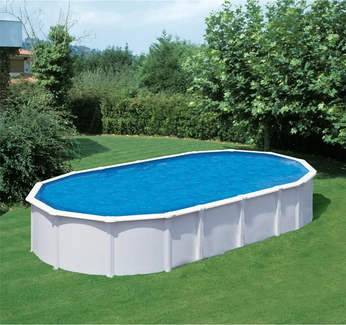 OV Stahlwandpool oval 610x370x130cm