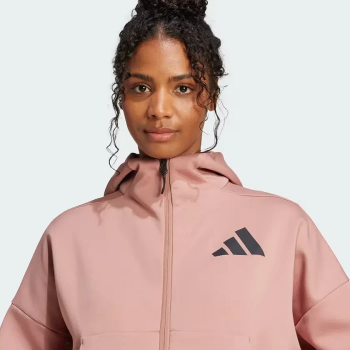 adidas Z.N.E. Zip Hoodie warm clay (Damen)