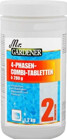 Mr. Gardener 4 Phasen Kombi Chlortabletten 1.2kg