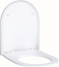 Geberit Acanto WC-Sitz, Absenkautomatik, weiß/glänzend