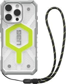 UAG Pathfinder Clear Active MagSafe Neon Case + Active Neon Lanyard für Apple iPhone 16 Pro