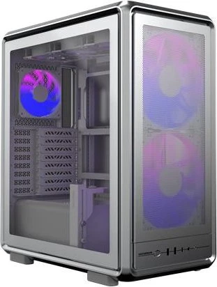 Cooler Master MasterFrame 500 Mesh ARGB, silber, Glasfenster
