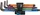Wera 950 SPKL/9 SM HF Multicolour Innensechskant Winkelschlüsselsatz, 9-tlg. (05022210001)