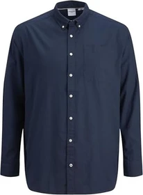 Jack & Jones Slim Fit Hemd langarm navy blazer (Herren)