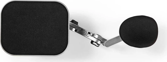 Nedis Ergonomische Armauflage mit abnehmbarem Mauspad, schwarz/grau