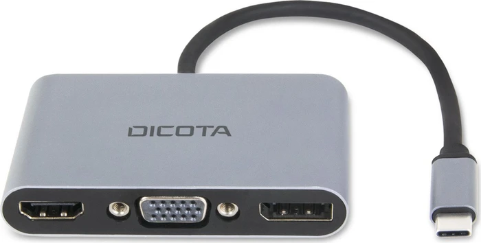 Dicota USB-C Mobile 5-in-1 Mini Docking Station 4K, USB-C 3.0 [Stecker]