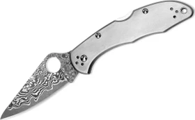 Spyderco Delica 4 Titanium/Damascus Taschenmesser