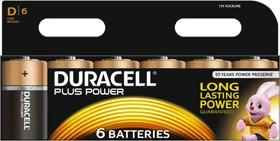 Duracell Plus Power Mono D, 6er-Pack