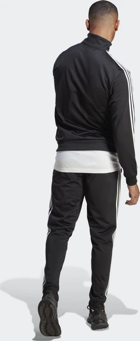 adidas Basic 3-Streifen Tricot Trainingsanzug schwarz (Herren)