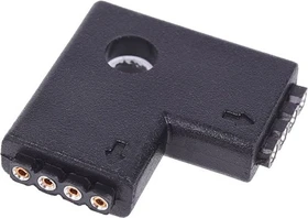 Alphacool Aurora LED RGB Verbinder 90° schwarz (15344)