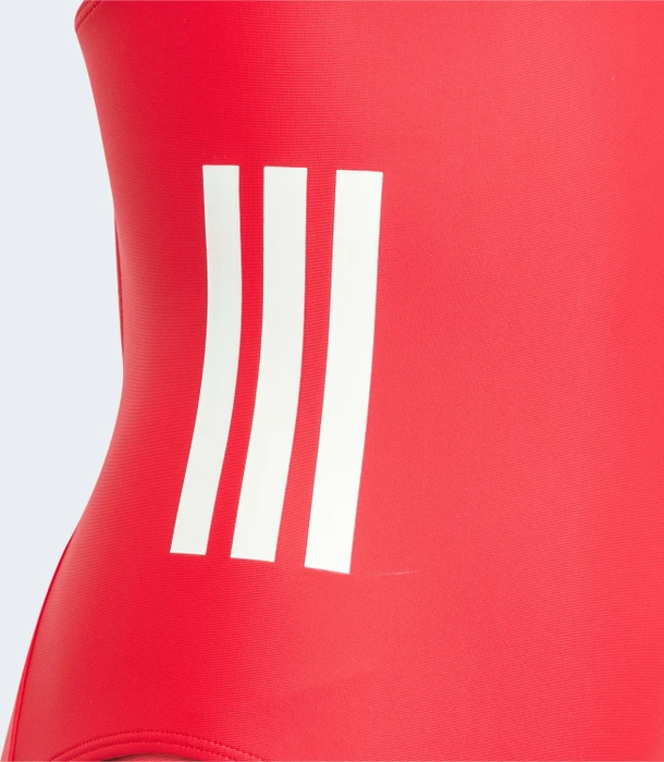 adidas 3-Streifen C-Back Badeanzug pure ruby/white (Junior)