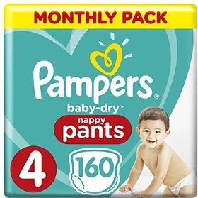 Pampers Baby-Dry pants Gr.4 Einwegwindel, 9-15kg, 160 Stück