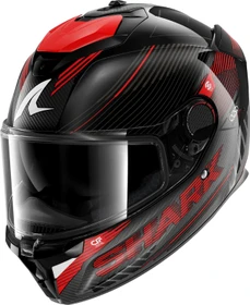 Shark Spartan GT Pro Carbon Axium grau/schwarz/rot