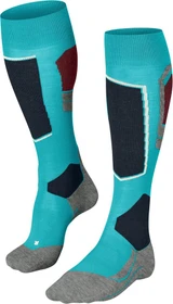Falke SK4 Skisocken peacock blue (Damen)
