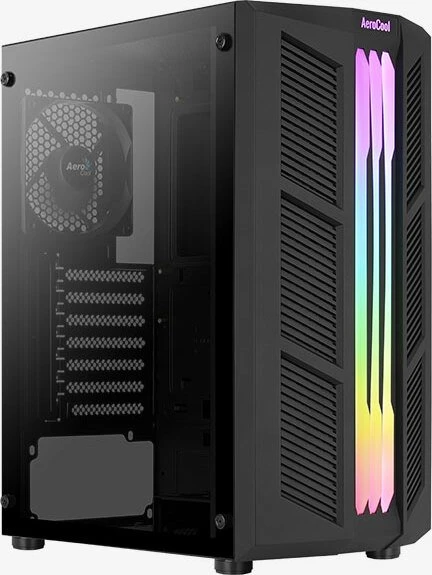 AeroCool Prime, inkl. 2x Lüfter, Glasfenster