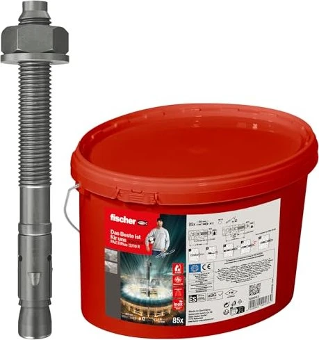 fischer FAZ II Plus 12/10 R Eimer Promo 24 Bolzenanker, M12, 85 Stück