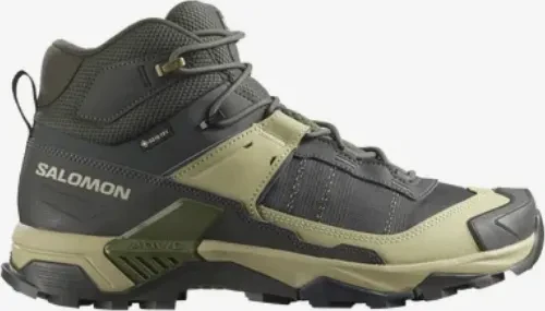 Salomon X Ultra 5 Mid GTX peat/gray green/blue nights (Herren)