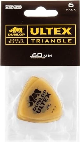Dunlop Ultex Triangle Pick, .60mm, 6-Pack