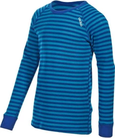 Odlo Active Warm Funktionsshirt langarm vivid blue/mazarine blue (Junior)