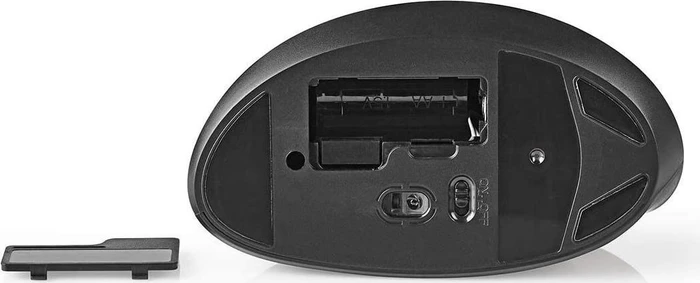 Nedis Wireless Ergonomic Mouse, schwarz, USB