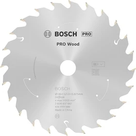 Bosch Professional Standard for Wood Kreissägeblatt 24Z, 136x1x16mm, 1 Stück