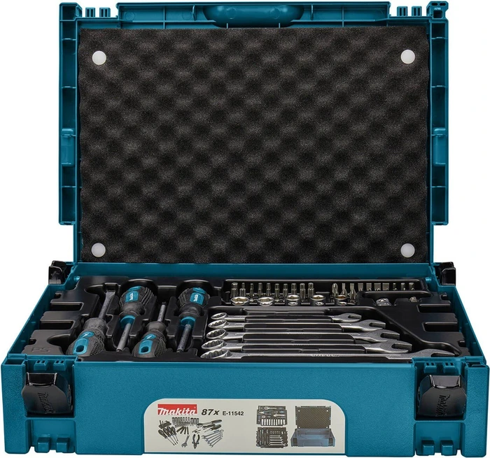 Makita Handwerkzeugset inkl. MAKPAC, 87-tlg.