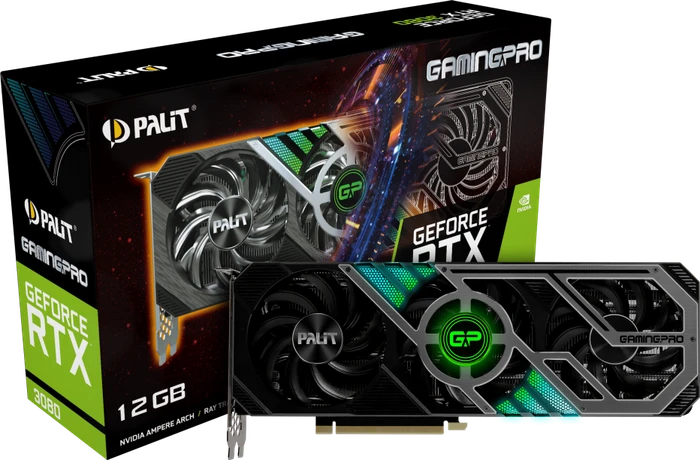 Palit GeForce RTX 3080 GamingPro, 12GB GDDR6X, HDMI, 3x DP