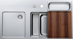 Rieber Waterstation Cubic 980 Einbau Becken rechts edelstahl