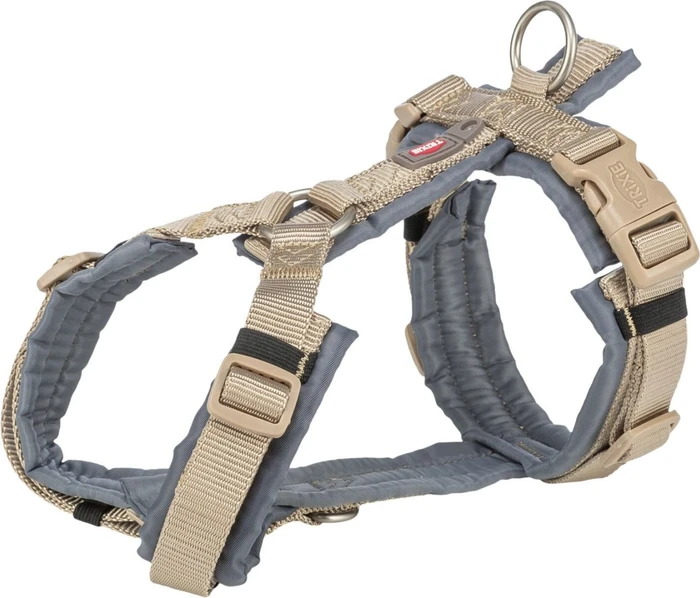Trixie Premium Trekking Geschirr, L, Sand/Grafit
