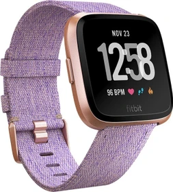 Fitbit Versa Special Edition Aktivitäts-Tracker lavender woven/rosegold aluminium