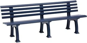 Blome Juist Gartenbank 4-Sitzer stahlblau