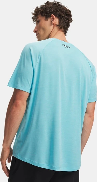Under Armour Tech Textured Funktionsshirt kurzarm fresco blue/black (Herren)