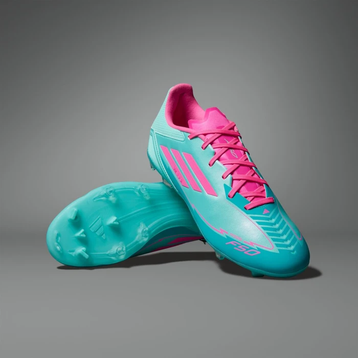 adidas F50 League Messi FG/MG flash aqua/lucid pink/lucid cyan