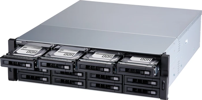 QNAP TVS-1672XU-RP-i3-8G 32TB, 8GB RAM, 2x SFP+ 10Gb/s, 4x RJ-45 1000Base-T, 3HE