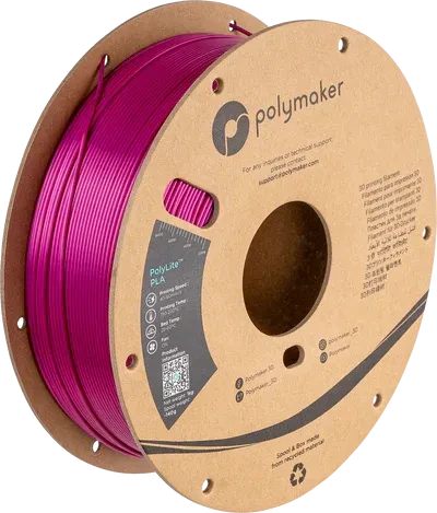 Polymaker Panchroma Silk PLA, Magenta, Spule, 1.75mm, 1.00kg